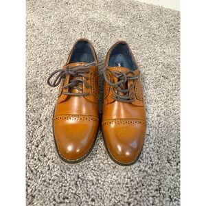 Bruno Marc Kids Boys Brown Oxford Dress Shoes Lace Up Size 13